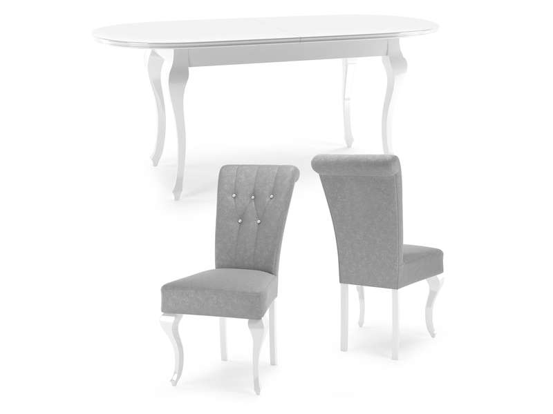 CLEO 62 Stół rozkładany 170/250x90 i 8 krzeseł