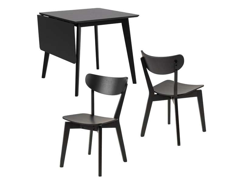 HARLAN Stół 80/120x80 i 4 krzesła