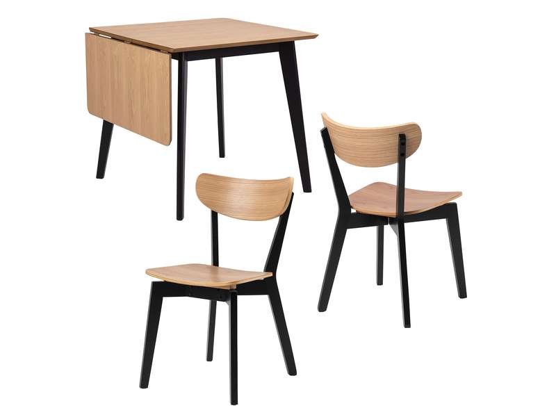 HARLAN Stół 80/120x80 i 4 krzesła
